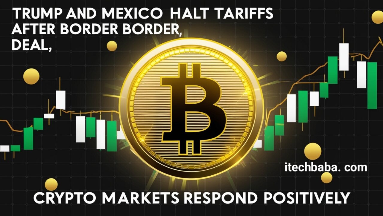 Trump and Mexico Halt Tariffs After Border Deal; Crypto Markets Respond Positively