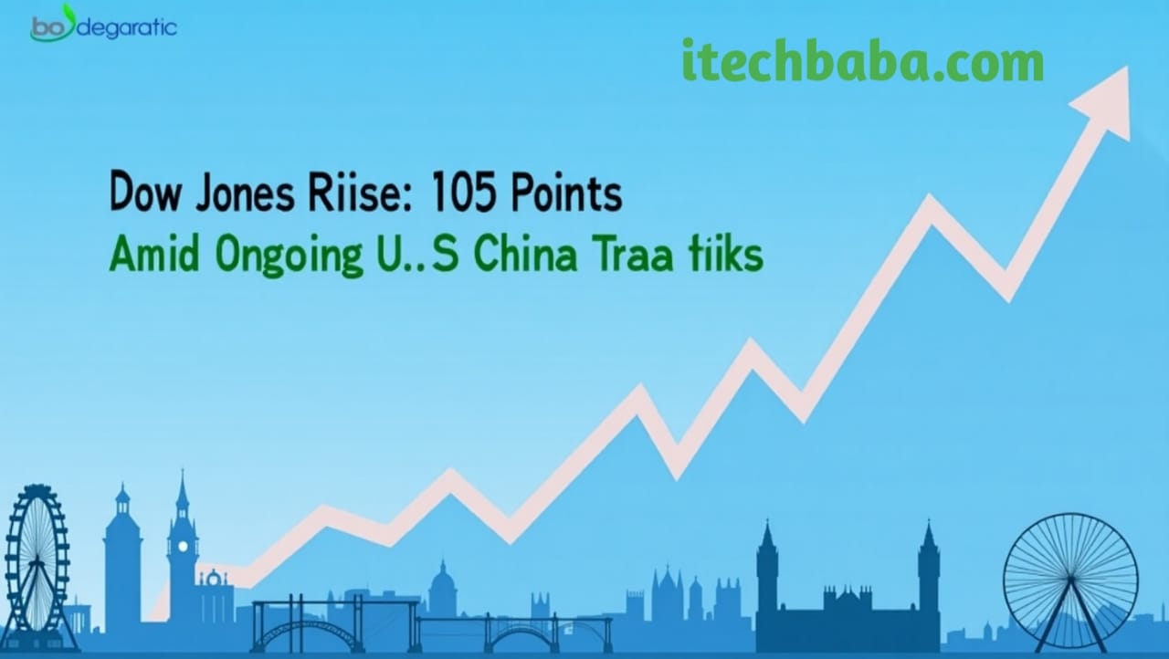 Dow Jones Rises 105 Points Amid Ongoing U.S.-China Trade Talks in London